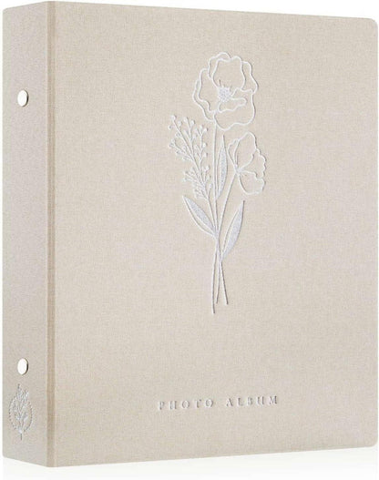 Fotobuch 10x15cm Leinen Einsteckalbum 50er Packung Beige