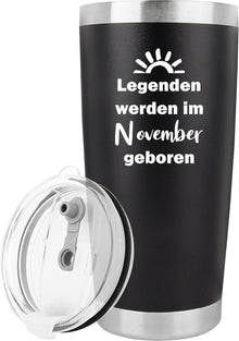 Geburtstagsgeschenk Männer Reisebecher 20oz November Legenden