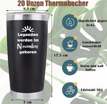 Merclix Lustiger Geburtstags-Reisebecher für Männer 20oz