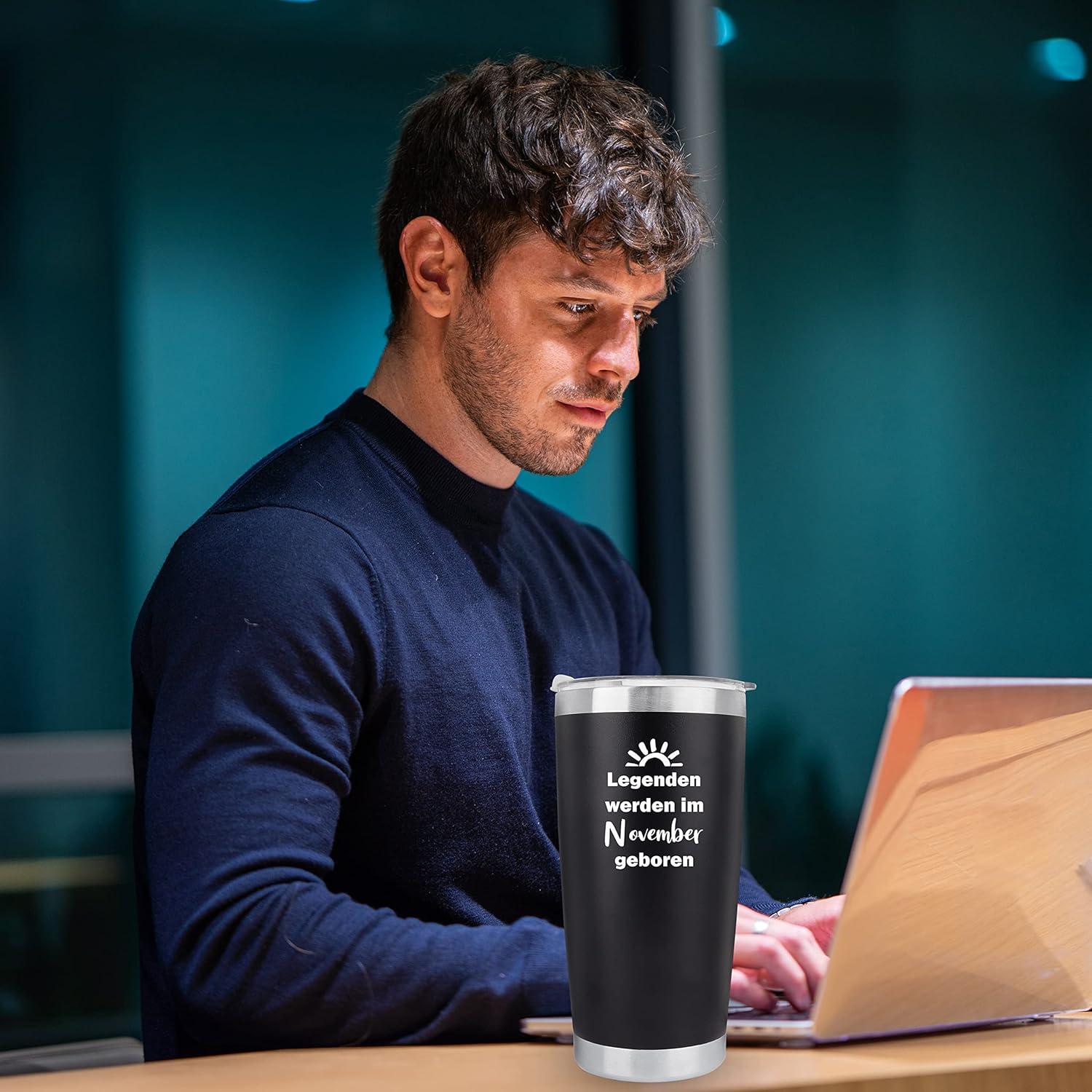 Geburtstagsgeschenk Männer 20oz Travel Mug lustig Opa/Papa Geschenk