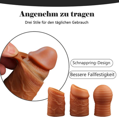 Realistische Penishülle Penismanschette Sexspielzeug Männer