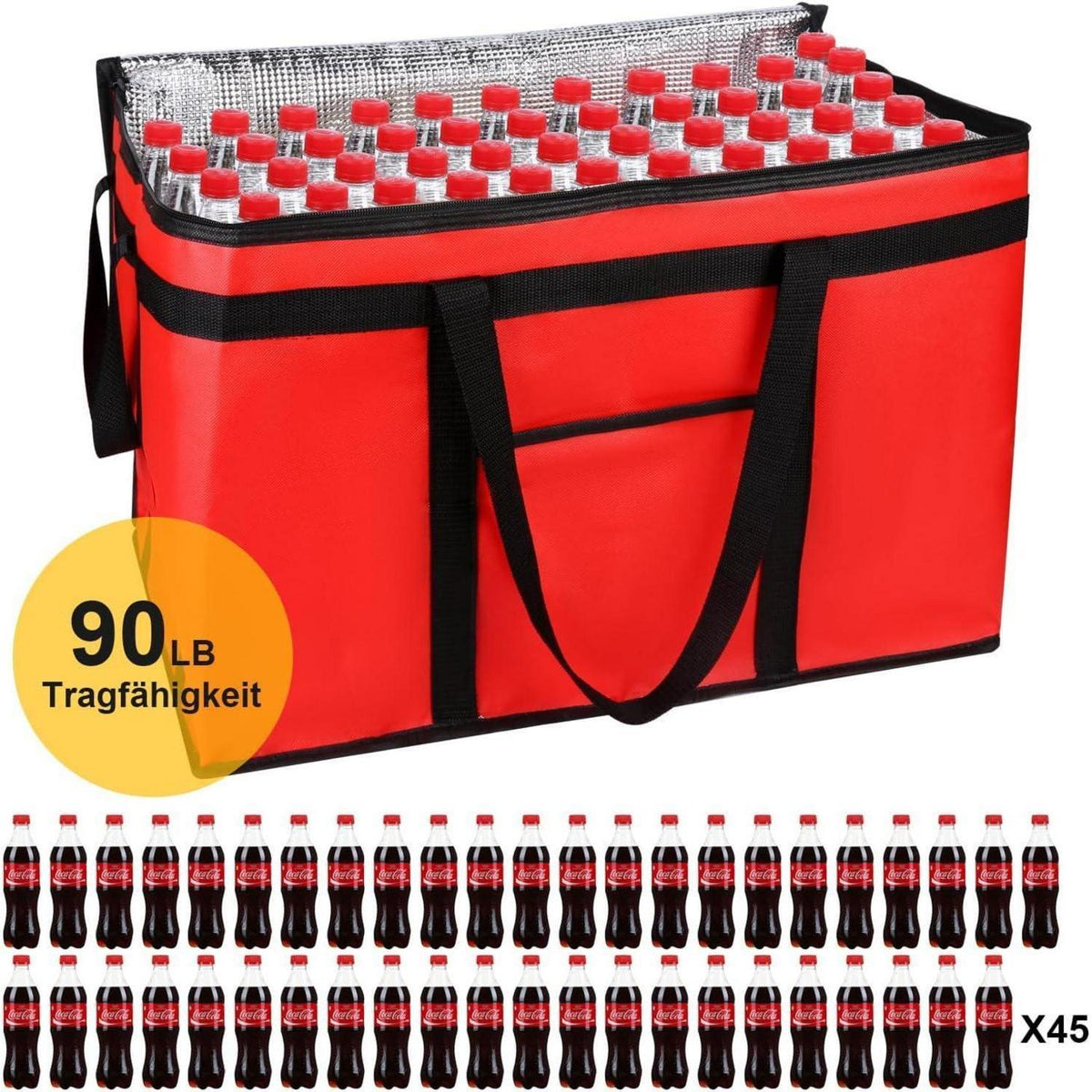Borsa Termica Riutilizzabile per Spesa - 57x35x38 cm