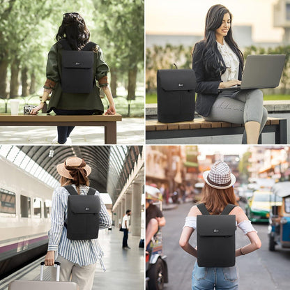 Rucksack Damen Klein 14 Zoll Laptop USB Ladeanschluss Wasserdicht
