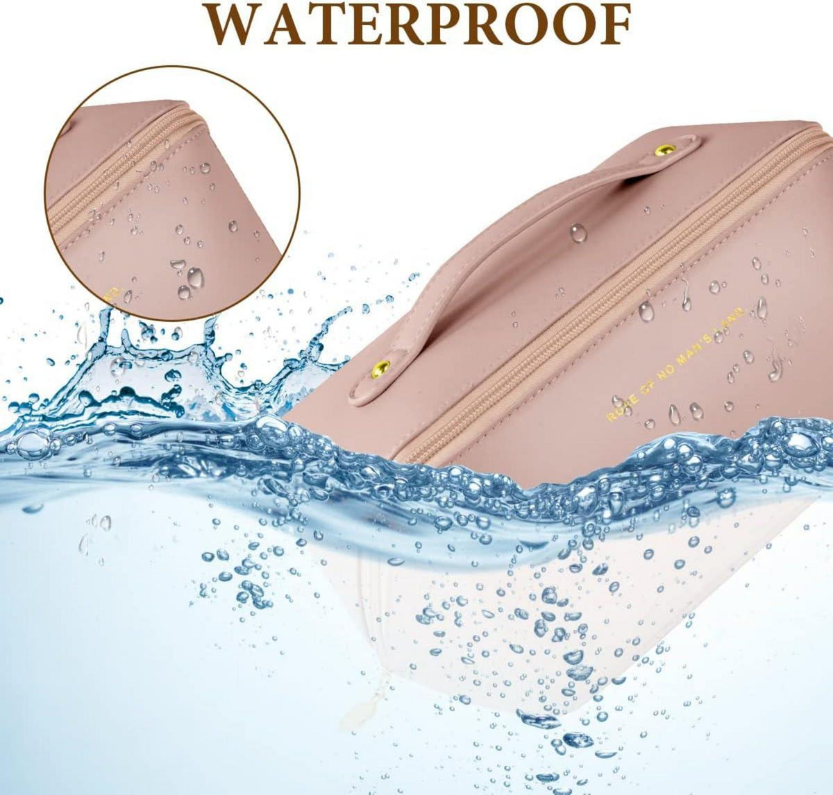 Aucuu Reise Kosmetiktasche Tragbar Wasserdicht Große Kapazität