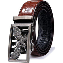 Herren Ledergürtel Schwarzer Ratschengürtel automatische