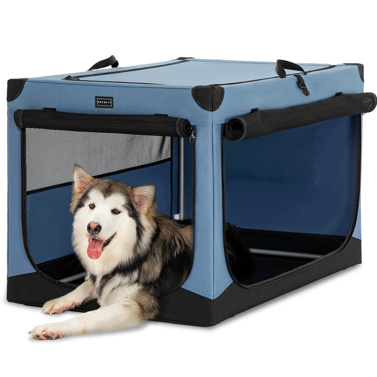 Faltbare Hundebox mit Stoffbezug – Sicher & Komfortabel für Reisen
