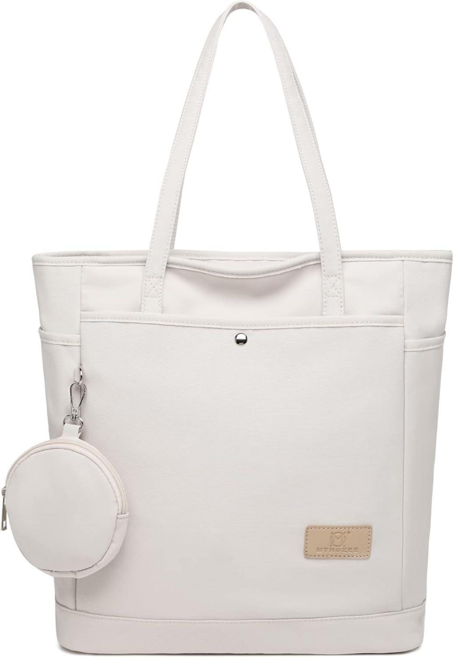 Damen Handtasche Shopper groß mit Kleingeldbörse Beige