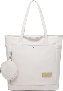 Damen Handtasche Shopper groß mit Kleingeldbörse Beige