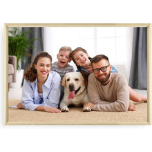 Personalisierter Bilderrahmen A3 Eiche mit eigenem Foto