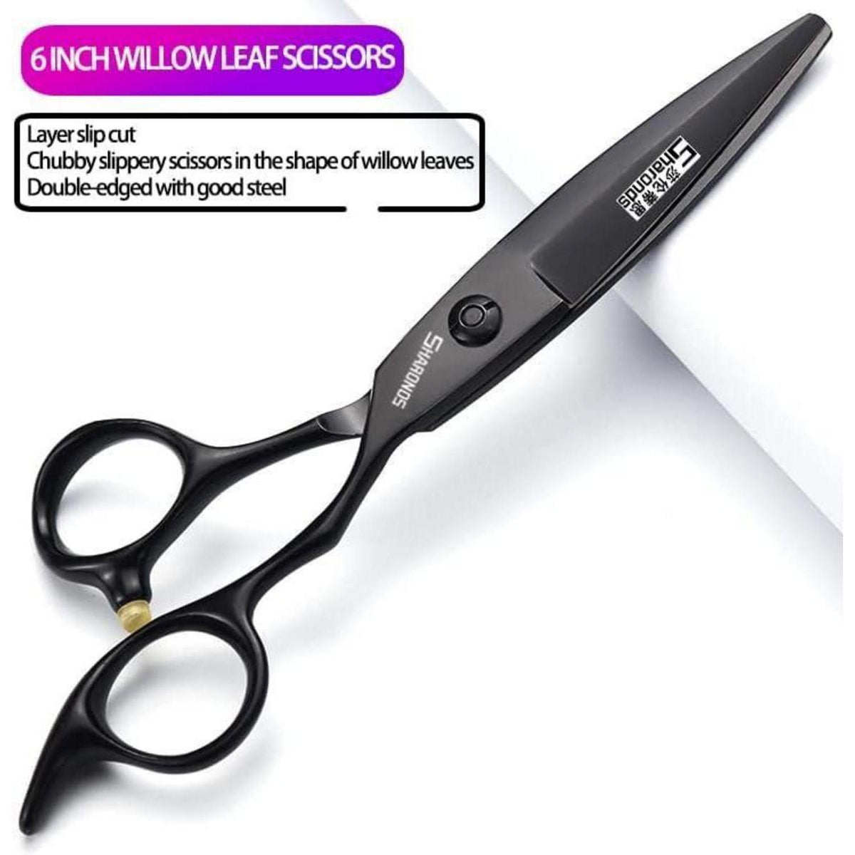 440C Edelstahl Friseurschere Set – 6 Zoll (5 Stück)