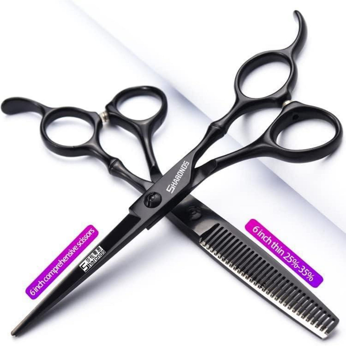 440C Edelstahl Friseurschere – 6/6.5/7 Zoll Haarschneideschere