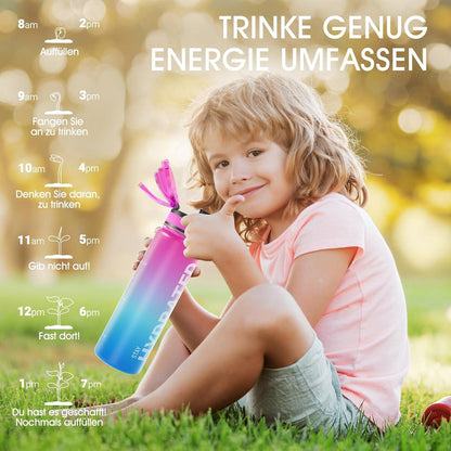 Sport Trinkflasche auslaufsicher BPA-frei Tritan 1L/500ML/750ML