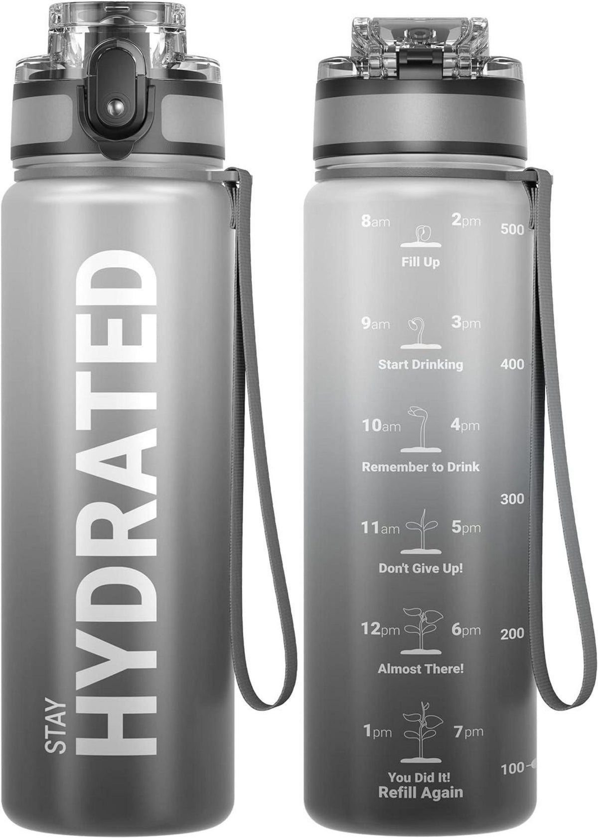 Sport Trinkflasche aus Tritan 1L/500ML/750ML, Auslaufsicher, für