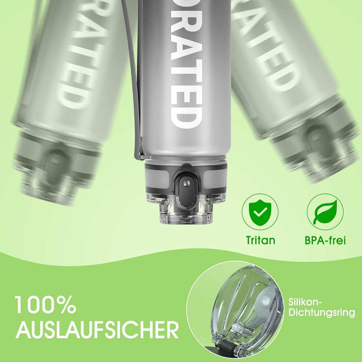 Sahara Sailor Trinkflasche Sport BPA-frei Tritan