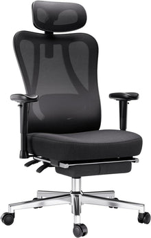 Ergonomischer Bürostuhl mit verstellbarer Kopfstütze und