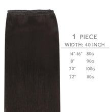 Echthaar Tressen 40cm Schwarz – Haarverlängerung zum Einnähen