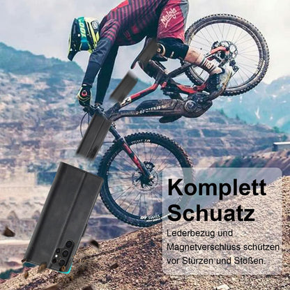 Handyhülle Samsung Galaxy S23 Ultra Leder Flip Wallet Schutzfolie