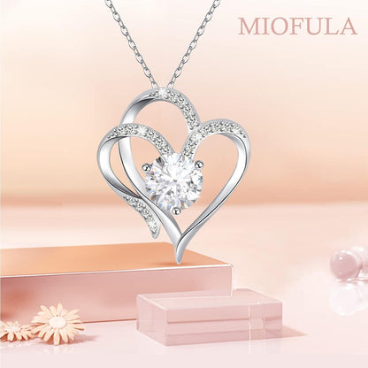 Ewige Rose Engel Figur mit Halskette LED Licht Geschenk für Mama Oma Freundin