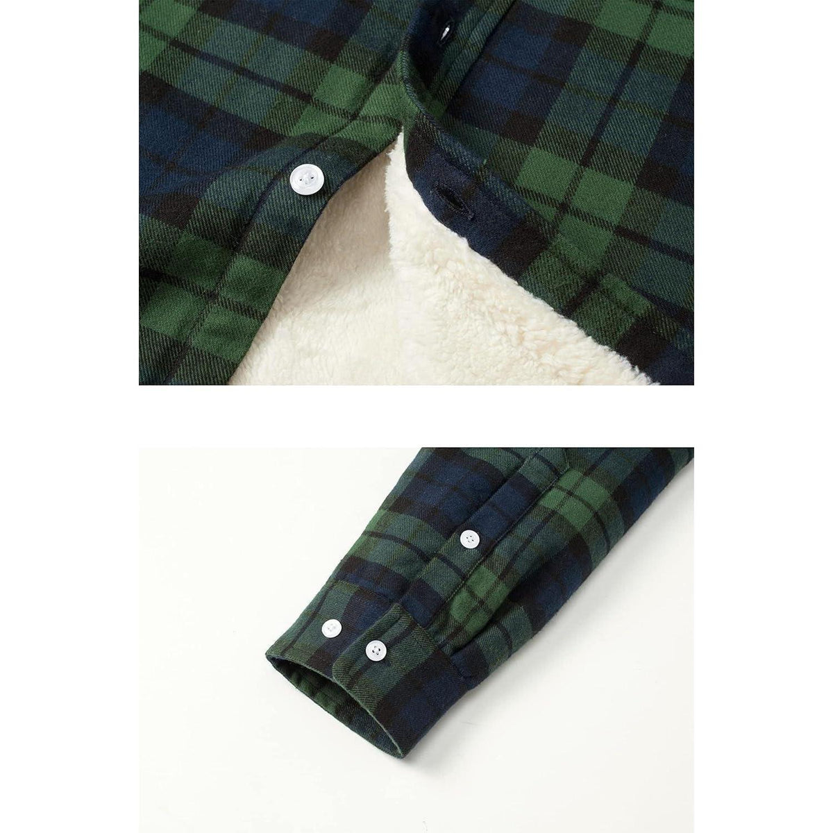 Herren Thermohemd mit Fleece Futter – Grün 3XL