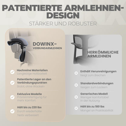 Gaming Stuhl Bürostuhl mit Fußstütze, Kopfstütze und
