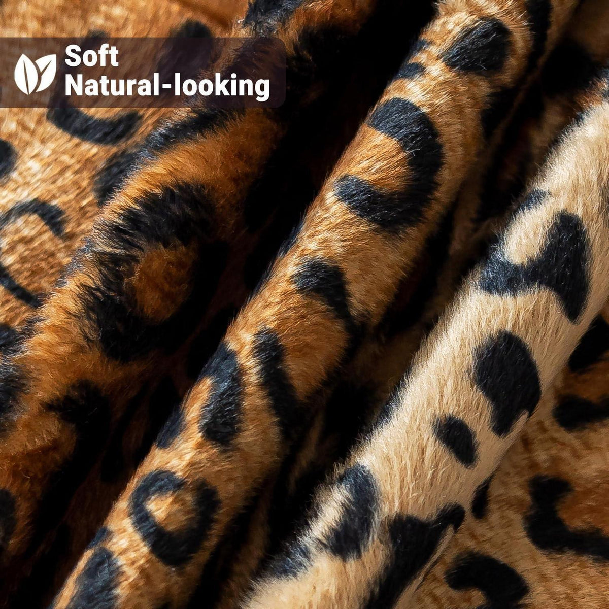 Leoparden Kissenbezüge 2er-Set – Weicher Samt-Tierprint