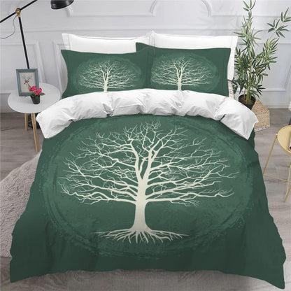 Baum des Lebens Bettwäsche Set 220x240 - Kuschelige Mikrofaser