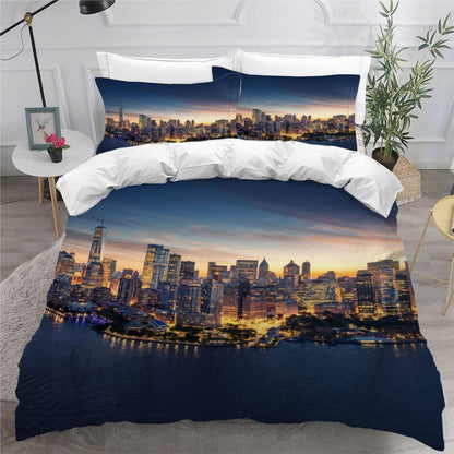 Skyline New York Bettwäsche-Set 220x240 - 3-teilig
