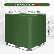 IBC Tank Abdeckung 1000L – Grün, 420D, UV-Schutz