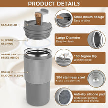 CS COSDDI Thermobecher 450ml auslaufsicher mit Deckel