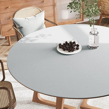 PU Tischdecke Grau 80x180cm | Wasserdichte Tischfolie & Schutzmatte