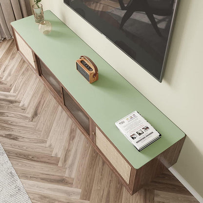 PU Tischdecke Wasserdicht Grün 90x180 cm - Tischfolie Schutzmatte