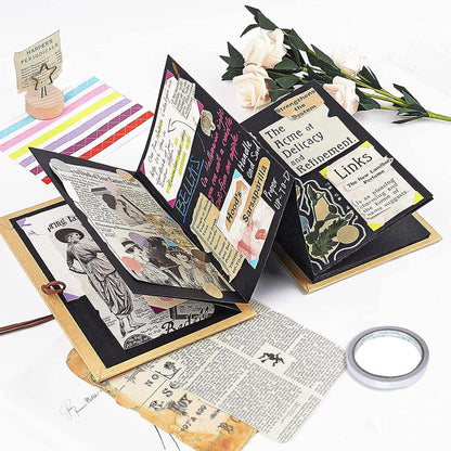 Fotoalbum zum Selbstgestalten 5 Zoll DIY Scrapbook Hochzeit Geburtstag
