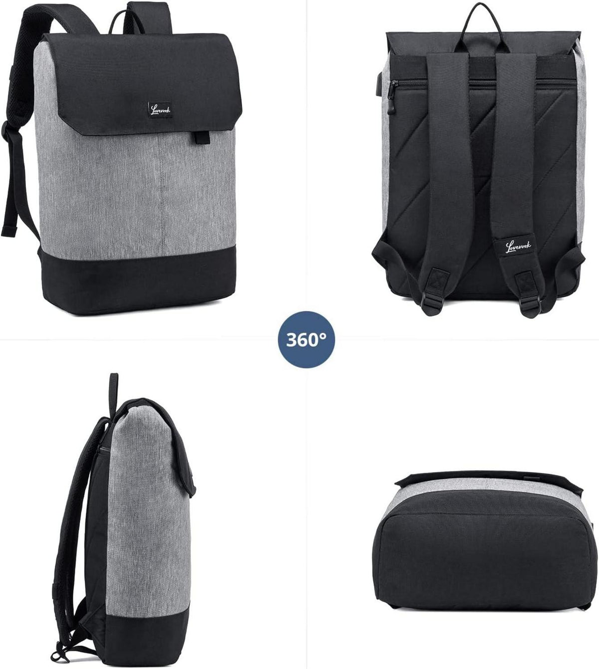 LOVEVOOK Schultasche Mädchen Schulrucksack Diebstahlsicher & Wasserdicht 17 Zoll