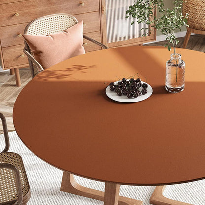 PU Tischdecke wasserdicht braun 90x180 cm - Tischfolie Schutzmatte