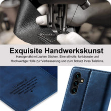 Samsung Galaxy A14 Hülle Leder Brieftasche Schutzhülle Flip