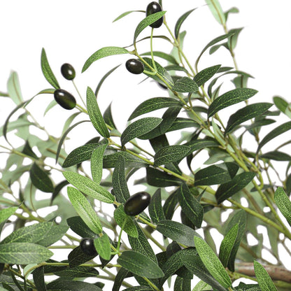 Kunstbaum Olivenbaum 150cm mit Topf, naturgetreu und pflegeleicht