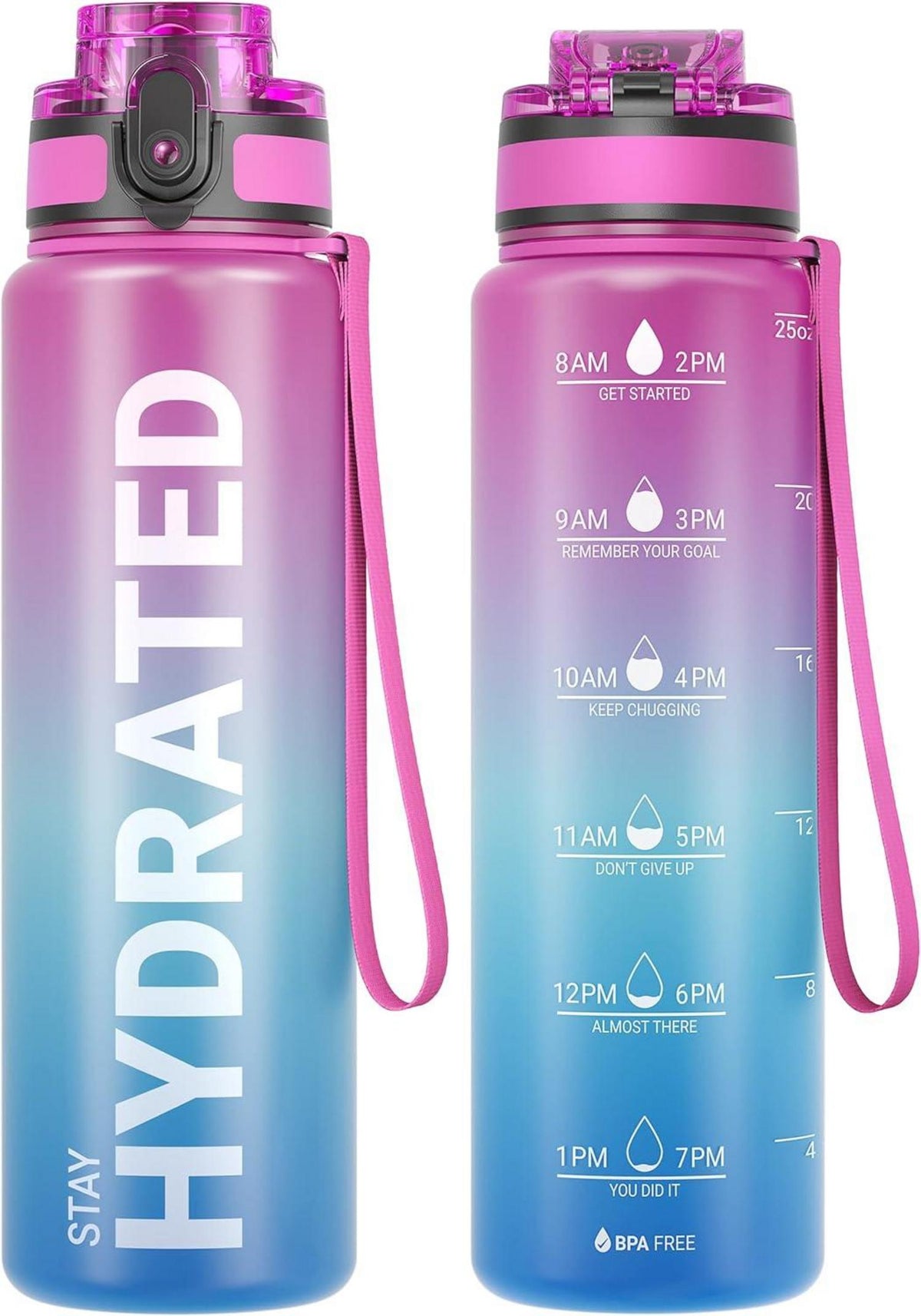 Sport Trinkflasche BPA-frei 1L/500ML/750ML Auslaufsicher für Fahrrad