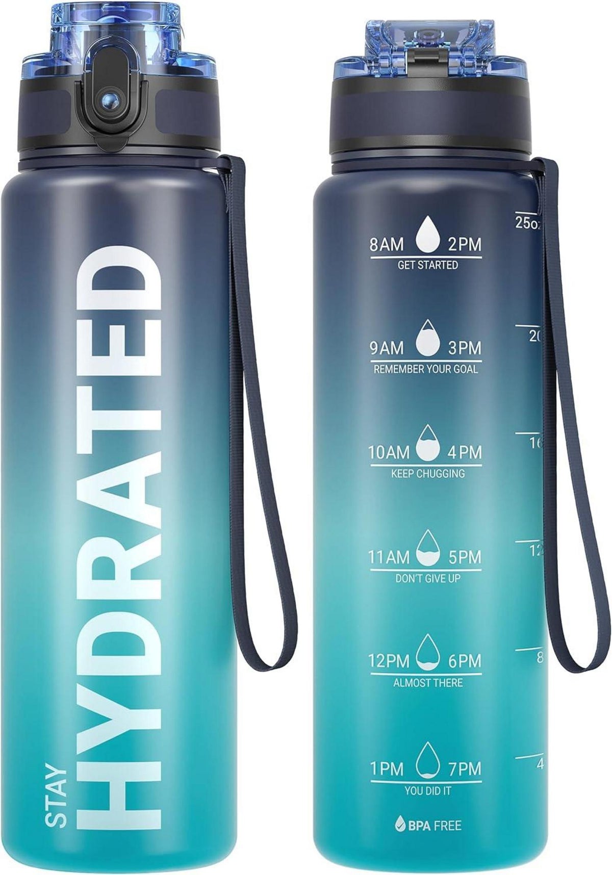 Sport Trinkflasche BPA-frei Tritan 750ML Yoga Camping Gym