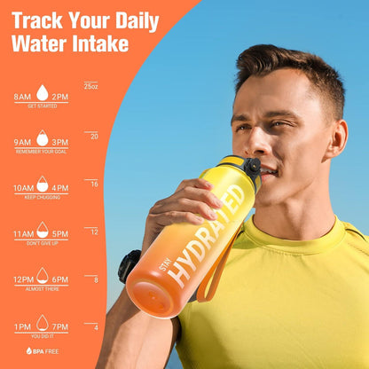 Sahara Sailor Trinkflasche 750ML BPA-frei Sportflasche für Fahrrad Camping Yoga