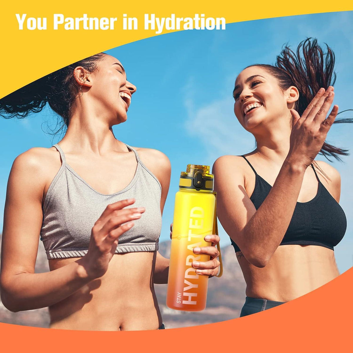 Sahara Sailor Trinkflasche BPA-frei Tritan 750ML Sport Wasserflasche Gym Yoga Camping