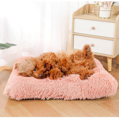Flauschiges Hundebett 122x83cm – Weiches Kissen für Hunde & Katzen