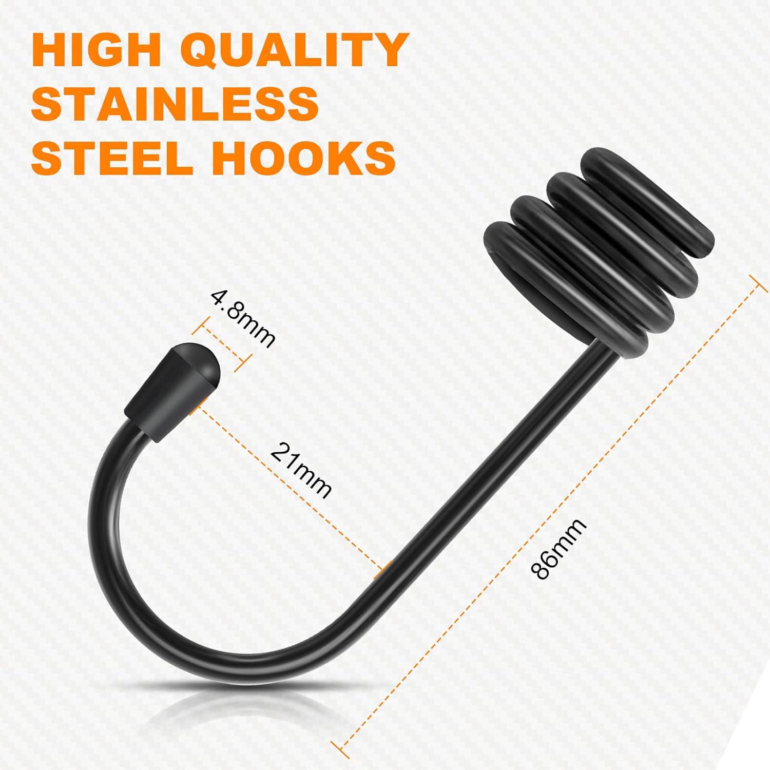 100cm Hochleistungs-Bungee-Seile mit Haken, 10er-Pack - Möbel Schutz