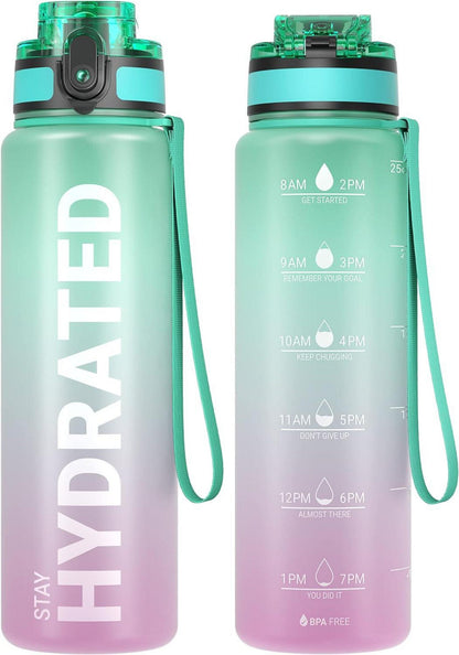 Sport Trinkflasche BPA-frei Tritan 1L Auslaufsicher