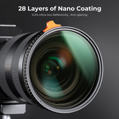 K&F Concept 55mm Black-Mist ND2-ND400 2in1 Filter Multifunktionaler ND Filter