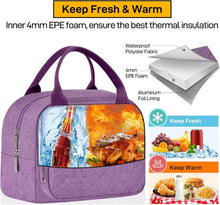 Isolierte Lunchtasche für Frauen Männer Arbeit Kühltasche