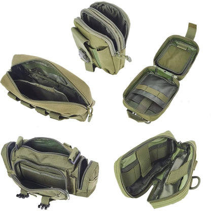 Taktischer Auto-Organizer Set für Rücksitz – 6tlg. Army Green