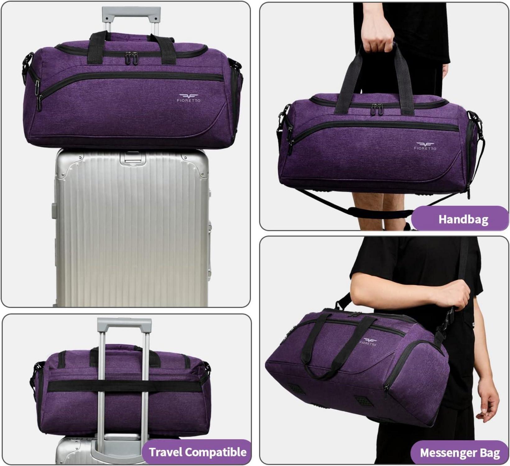 Sporttasche 35L für Damen und Herren, mit Schuh- und Nassfach, wasserdicht, ideal für Training, Gym, Travel, Schwimmen, Sauna, Fußball