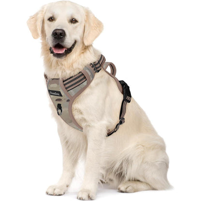 Atmungsaktives Anti-Zug Hundegeschirr mit Griff & Reflektor