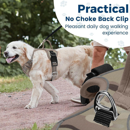 Atmungsaktives Anti-Zug Hundegeschirr mit Griff & Reflektor