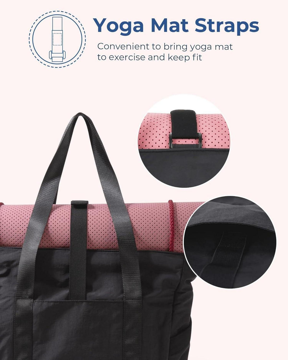 Große wasserdichte Sport- und Reisetasche für Damen